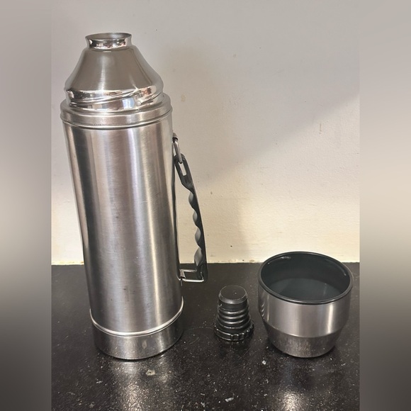 Vintage UNO-VAC Hot/Cold Thermos Unbreakable Stainless Steel - Picture 4 of 4